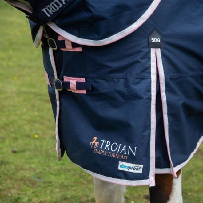 Additional Image for Gallop Trojan Duraproof 50g Turnout Combo Navy