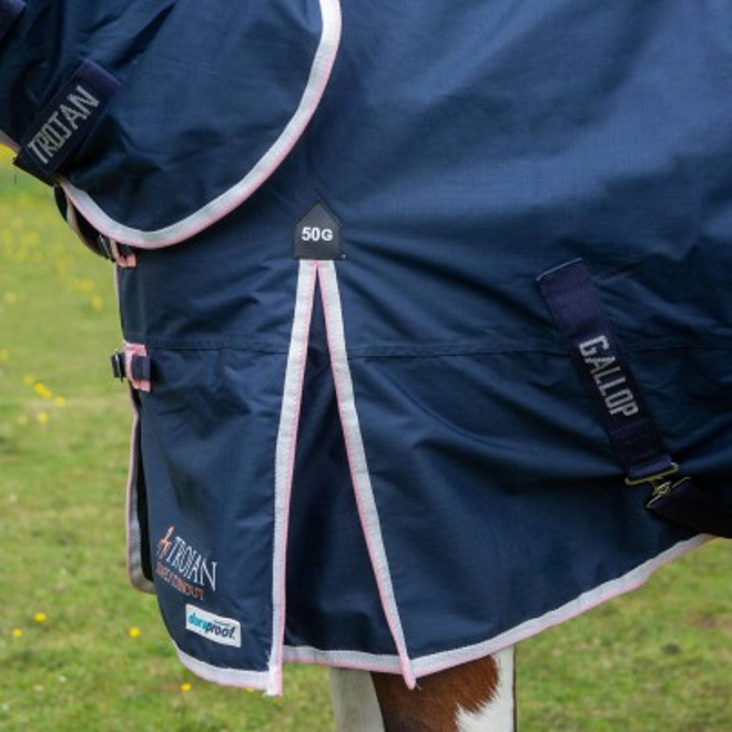 Additional Image for Gallop Trojan Duraproof 50g Turnout Combo Navy