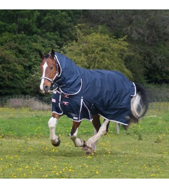 Gallop Trojan Duraproof 50g Turnout Combo Navy