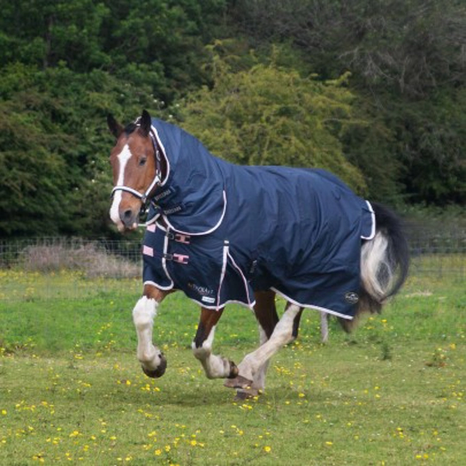 Additional Image for Gallop Trojan Duraproof 50g Turnout Combo Navy