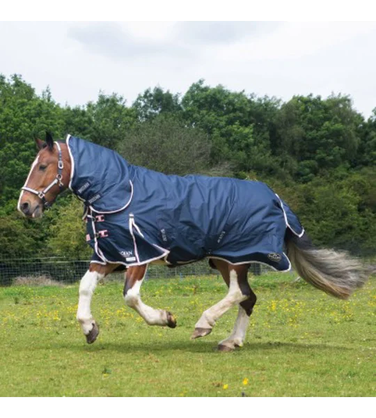 Gallop Trojan Duraproof 50g Turnout Combo Navy
