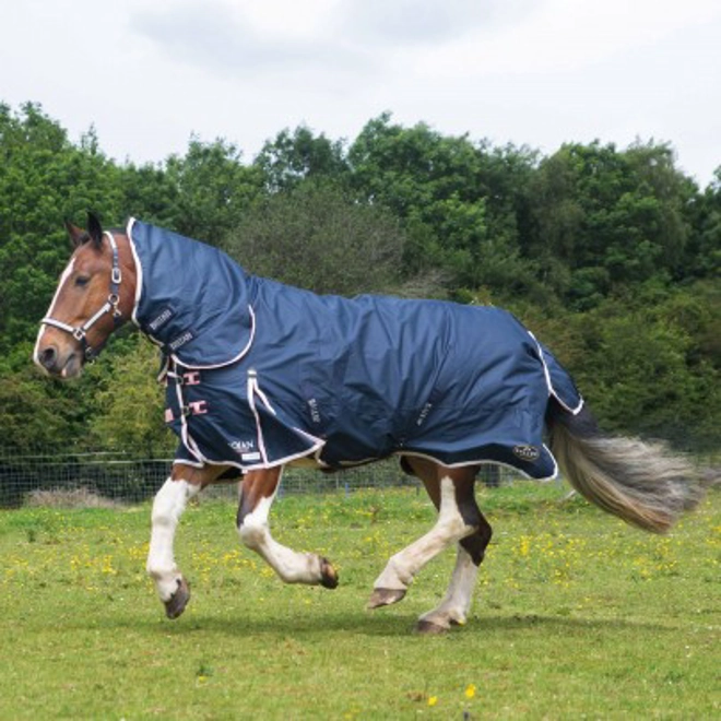 Additional Image for Gallop Trojan Duraproof 50g Turnout Combo Navy