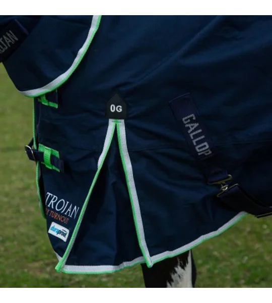 Gallop Trojan Duraproof Lightweight Turnout Combo Navy