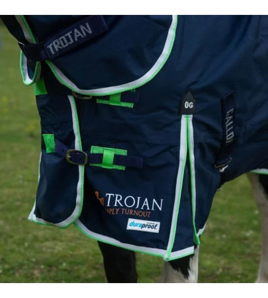 Gallop Trojan Duraproof Lightweight Turnout Combo Navy