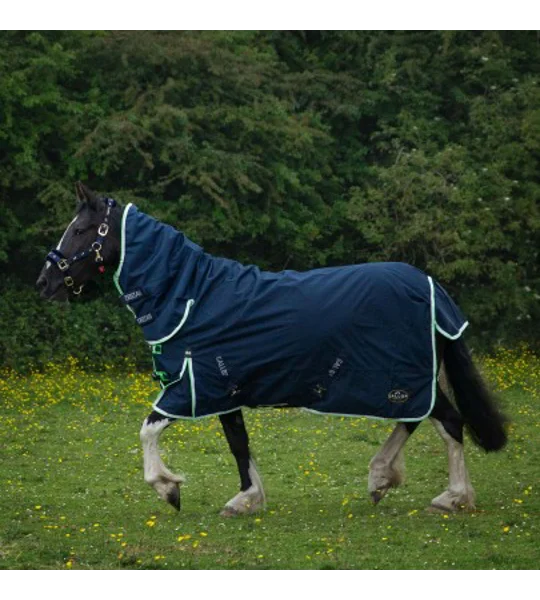 Gallop Trojan Duraproof Lightweight Turnout Combo Navy