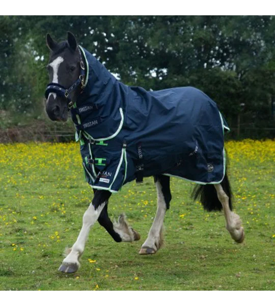 Gallop Trojan Duraproof Lightweight Turnout Combo Navy