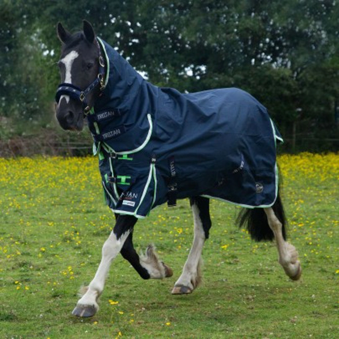 Additional Image for Gallop Trojan Duraproof Lightweight Turnout Combo Navy