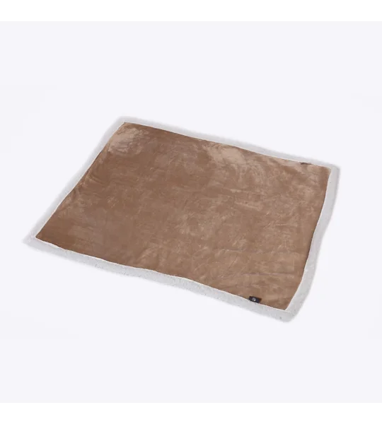 Danish Design Essentials Fur Blanket Beige - 75 Cm x 100 Cm