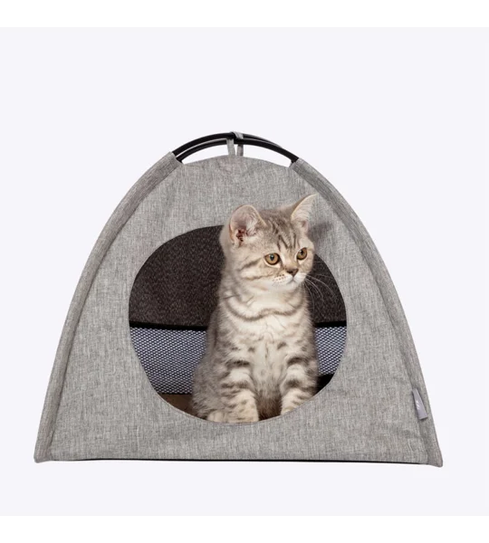 Danish Design Essentials Cat Tent Grey - 41 Cm x 41 Cm x 35 Cm