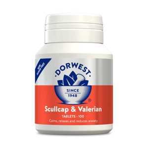 Dorwest Herbs Scullcap & Valerian - 100 Tablets