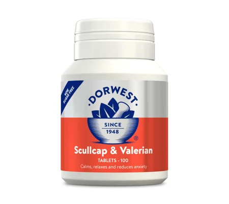 Dorwest Herbs Scullcap & Valerian - 100 Tablets
