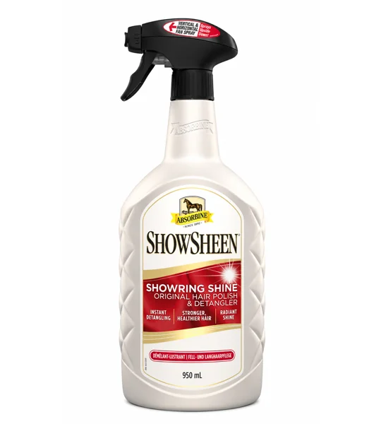 Absorbine ShowSheen Hair Polish and Detangler 950ml trigger spray bottle