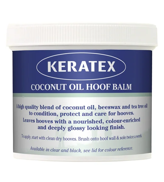 Keratex Coconut Oil Hoof Balm Black
