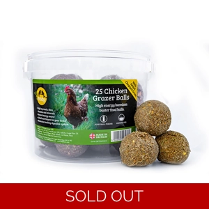 Feldy Chicken Grazer Balls - 25 Tub