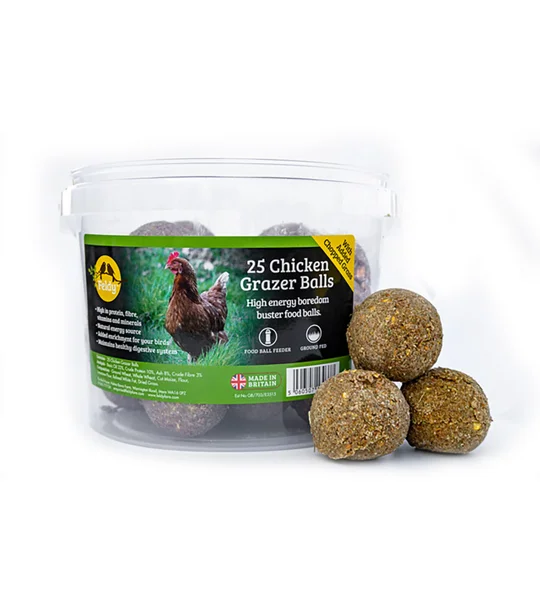 Feldy Chicken Grazer Balls - 25 Tub