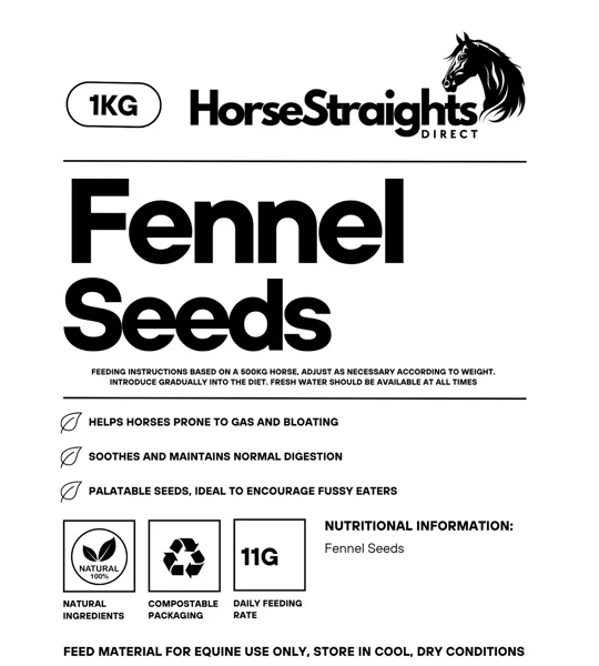 Horse Straights Direct Fennel Seeds - 1 Kg
