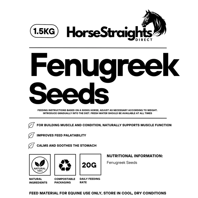 Additional Image for Horse Straights Direct Fenugreek Seeds - 1.5 Kg