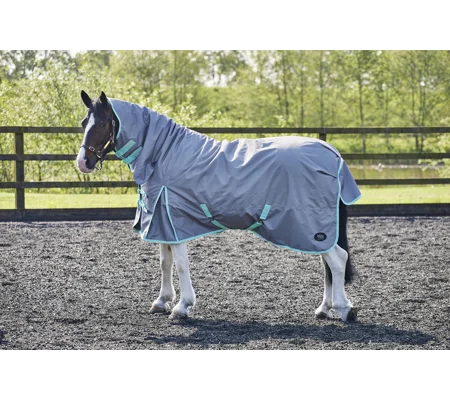 Firefoot Turnout Rug Fixed Neck 200g Grey/Sag