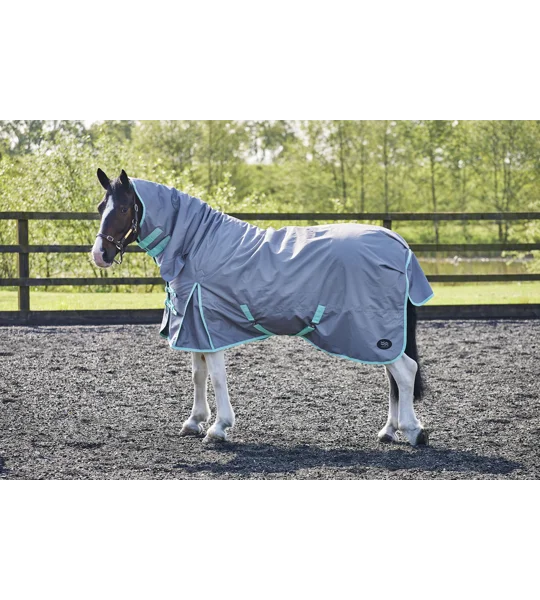 Firefoot Turnout Rug Fixed Neck 200g Grey/Sag