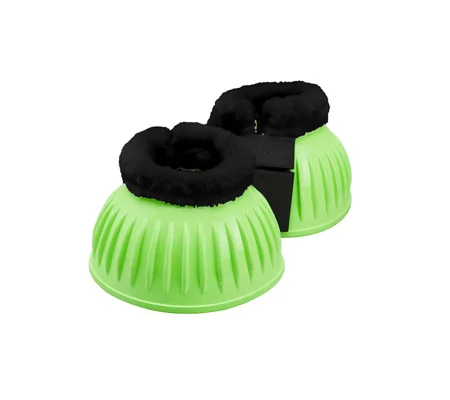 Firefoot Rubber Bell Boot with Fur Lining Neon Green