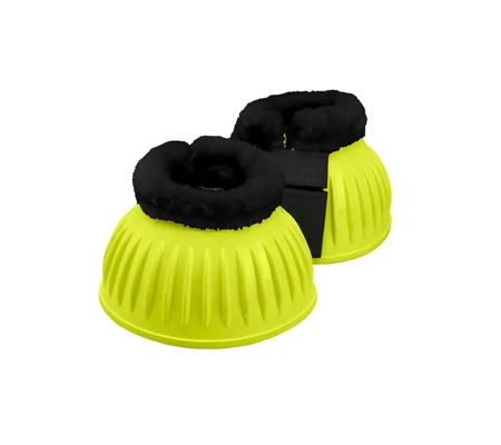 Firefoot Rubber Bell Boot with Fur Lining Reflective Yellow