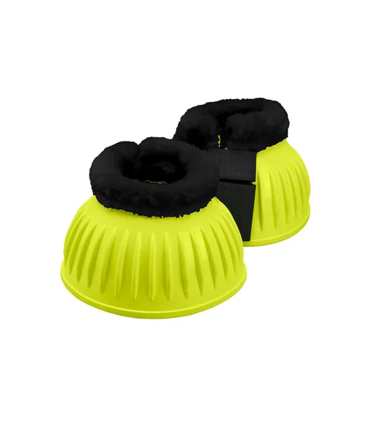 Firefoot Rubber Bell Boot with Fur Lining Reflective Yellow