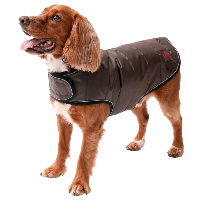 product Image for Firefoot Quilted Dog Coat Brown