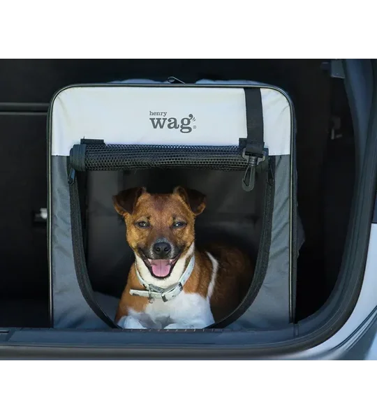 Henry Wag Folding Fabric Travel Pet Crate