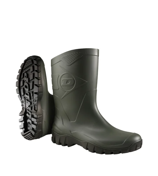 Dunlop Dee Calf-Length Dark Green