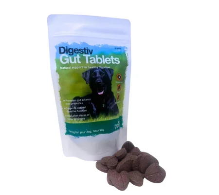Global Herbs Canine Digestiv Gut Tablets - 60 Tablets