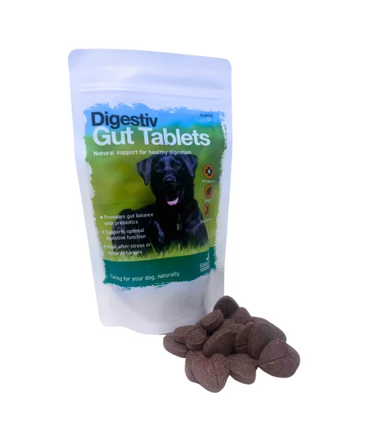 Global Herbs Canine Digestiv Gut Tablets - 60 Tablets