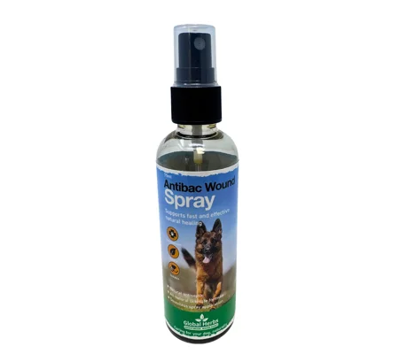 Global Herbs Canine Antibac Wound Spray - 75 Ml