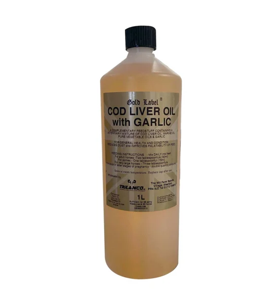 Gold Label Cod Liver Oil with Garlic - 1 Lt