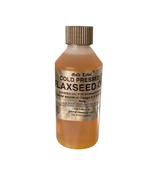 Gold Label Canine Flaxseed Oil - 250 Ml