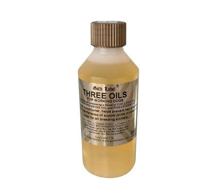 Gold Label Canine Three Oils - 250 Ml