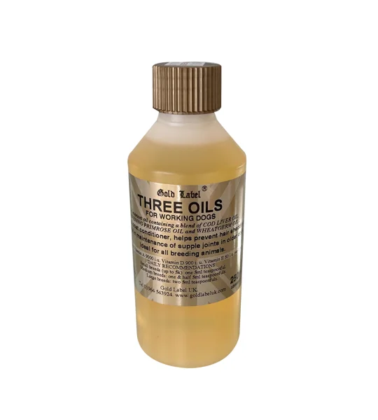 Gold Label Canine Three Oils - 250 Ml