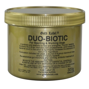 Gold Label Canine Duo-Biotic - 300 Gm