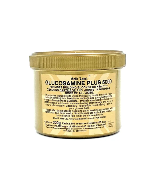 Gold Label Canine Glucosamine Plus 5000 - 300 Gm