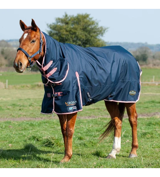 Gallop Trojan Duraproof 50g Turnout Combo Navy