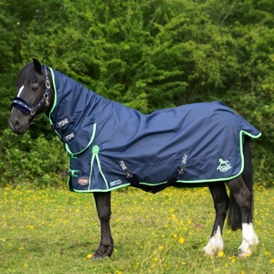 Gallop Ponie Duraproof Lightweight Turnout Combo Navy