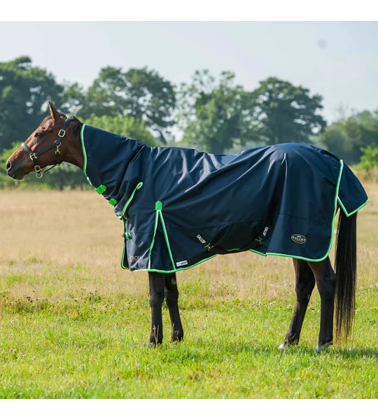 Gallop Trojan Duraproof Lightweight Turnout Combo Navy