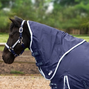 Gallop Ponie Duraproof 5-Point Lightweight Neck Cover Navy