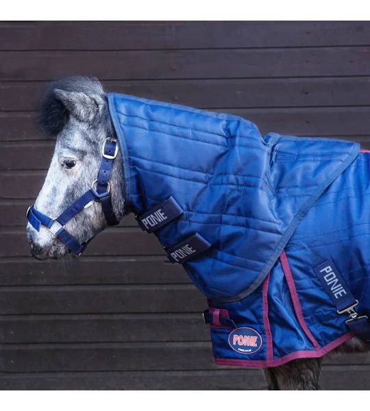 Gallop Ponie 50g Stable Neck Cover Navy