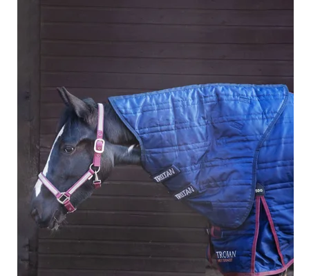 Gallop Trojan 50g Stable Neck Cover Navy