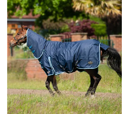 Gallop Trojan Duraproof 300g Turnout Combo Navy