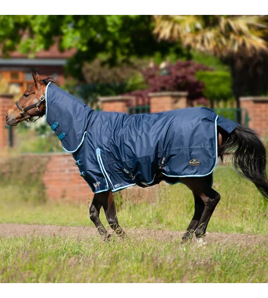 Gallop Trojan Duraproof 300g Turnout Combo Navy