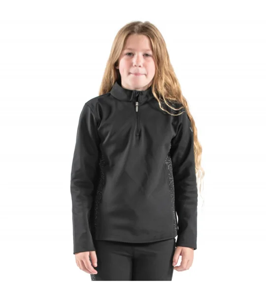 Whitaker PS255K Hatfield Young Rider Reflective Baselayer Black