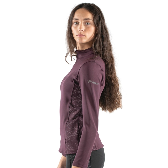 Additional Image for Whitaker PS255L Hatfield Ladies Reflective Baselayer Plum