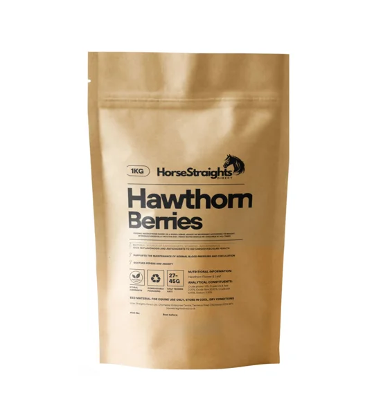 Horse Straights Direct Hawthorn Whole Berries - 1 Kg