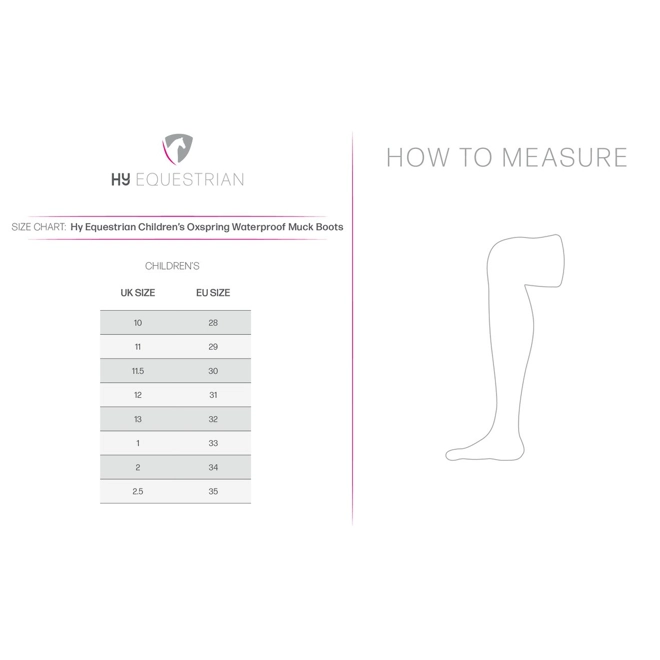 Additional Image for Hy Equestrian Oxspring Waterproof Childrens Muck Boots